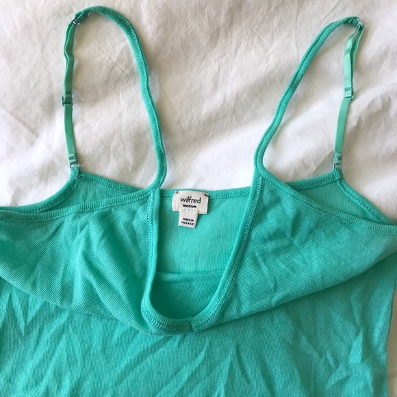 Wilfred Free Turquoise tank top - Picture 3 of 4